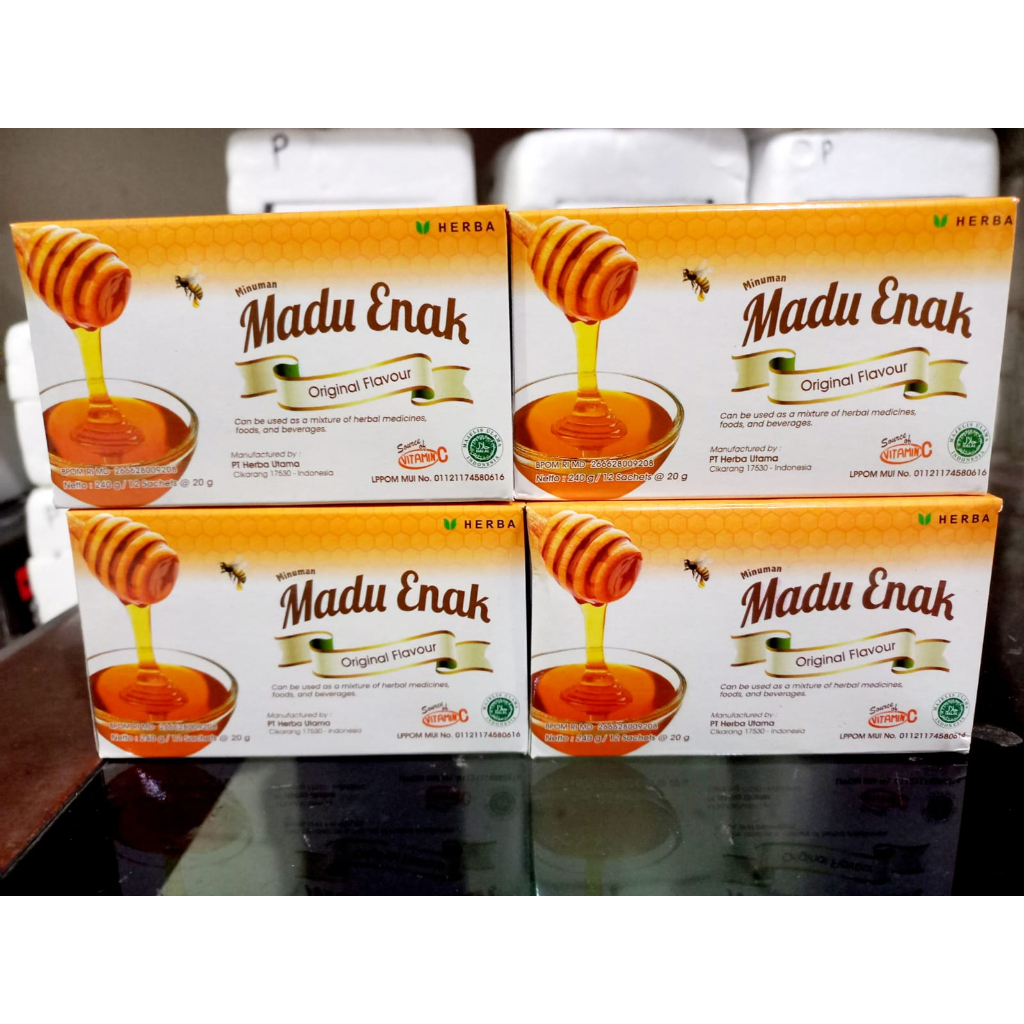 Jual Tetap Sehat Dan Bugar Dengan Madu Enak Varian Original Kemasan Box Sachet Shopee