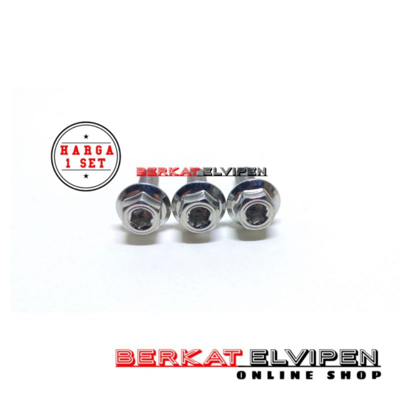 Jual Baut Probolt 2 Kunci Cover Ujung Knalpot Pcx 150160 Vario 160 Stainless Thailand Shopee 3923