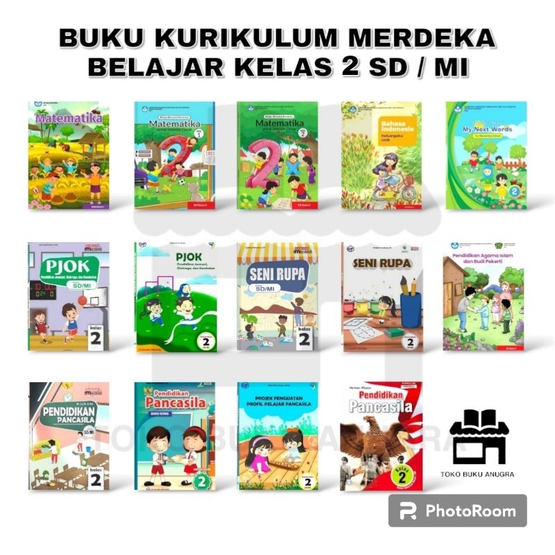 Jual BUKU PAKET SISWA SD KELAS 2 KURIKULUM MERDEKA SEKOLAH PENGGERAK ...