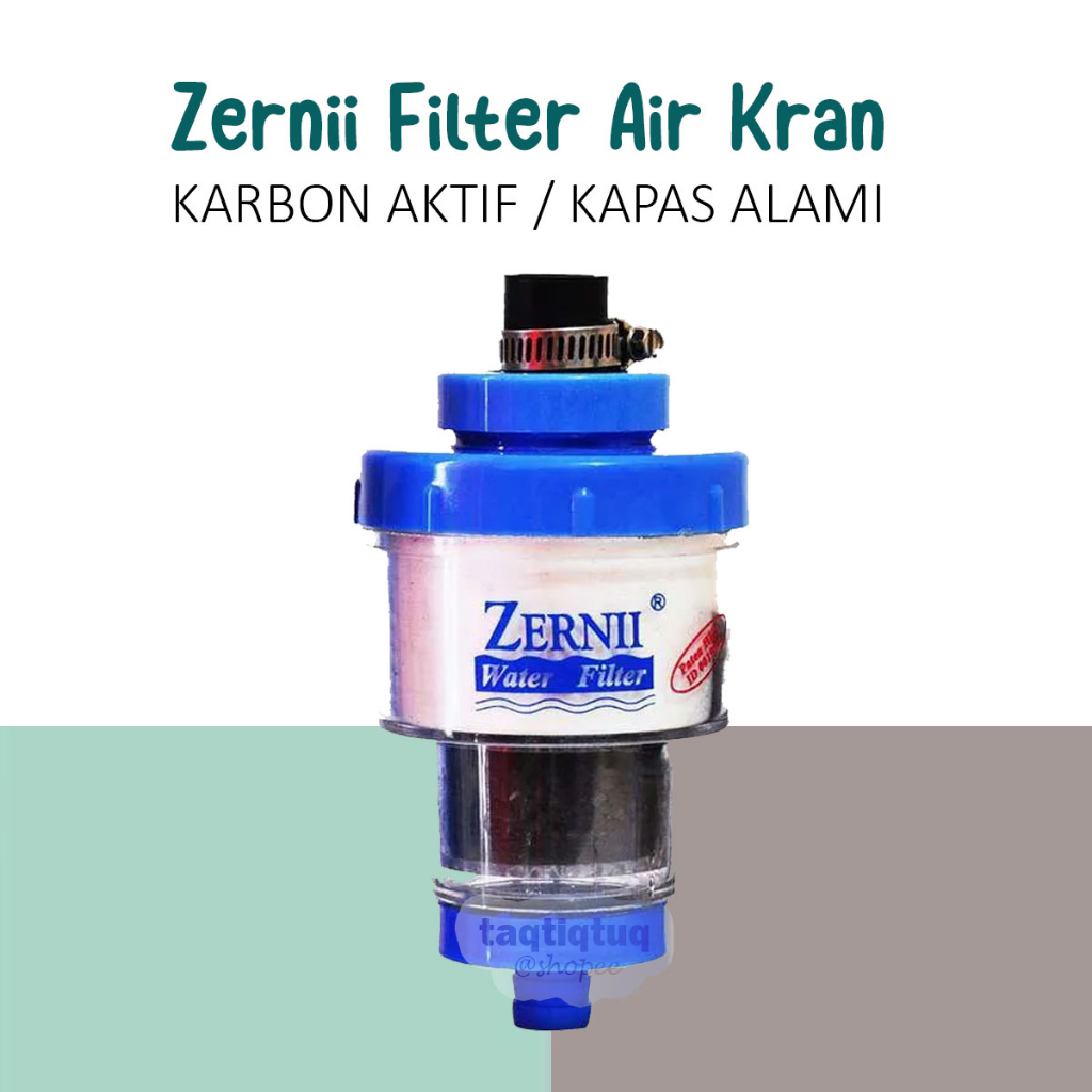 Jual Tq Zernii Water Filter Air Zerni Karbon Aktif Kapas Saringan Air Kran Zerni Penyaring