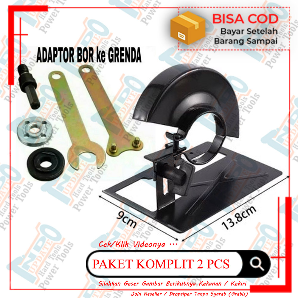 Jual Adaptor Dudukan Gergaji Gerinda Meja Circular Lengkap Fullset Chuck Adapter Kepala Bor