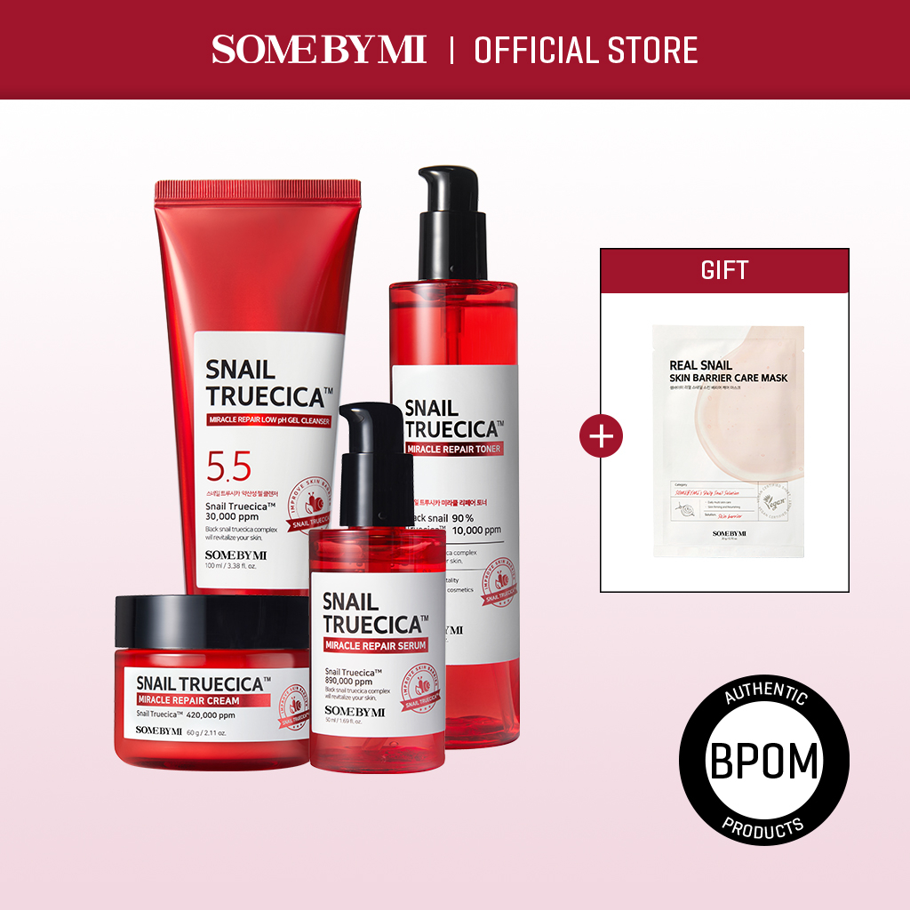 Jual SOME BY MI Snail Truecica Repair 4 Step Set | Shopee Indonesia