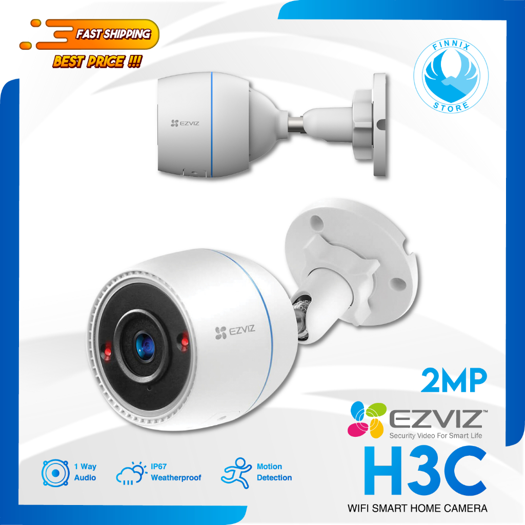 Jual EZVIZ H3C / C3N 1080P Outdoor IP Camera CCTV Waterproof - Color ...