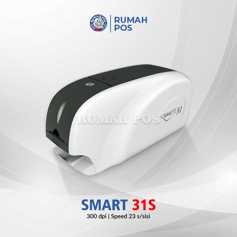 Jual Id Card Printer Smart 31s Cetak Kartu Single Side 300 Dpi Usb Dye