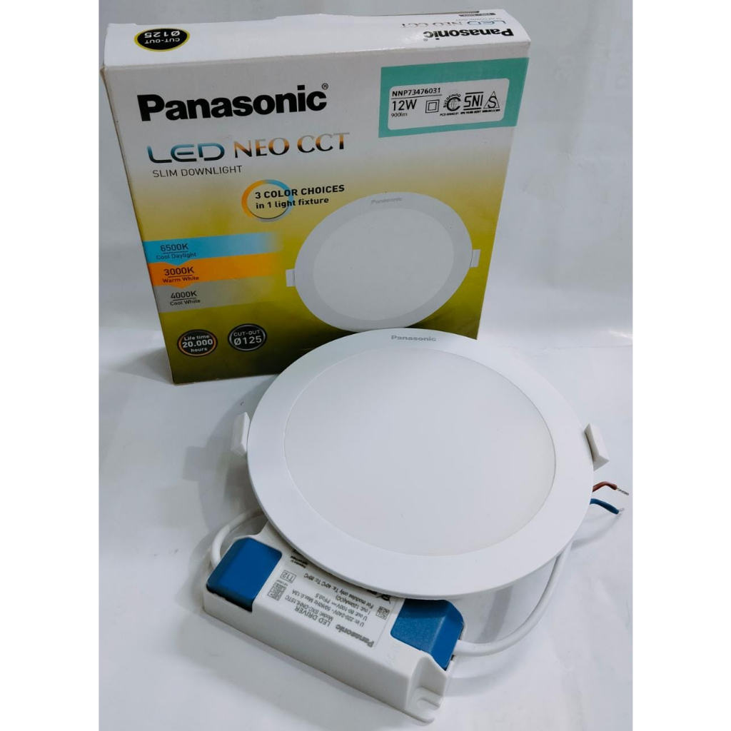 Jual Lampu Led Downlight 3 Warna Neo Cct Panasonic Lampu Led 3 Warna Downlight Inbow Shopee 8404