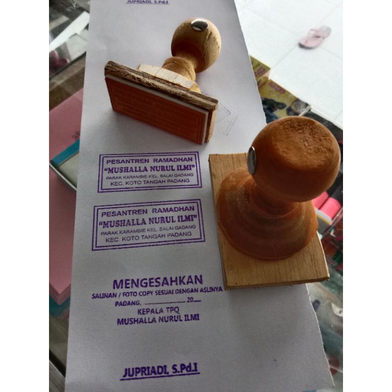 Jual Stempel Kayu Runaflek Shopee Indonesia