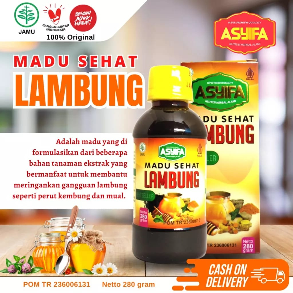 Jual Madu Sehat Lambung Asyifa Spesial Maag Dan Typus Shopee Indonesia