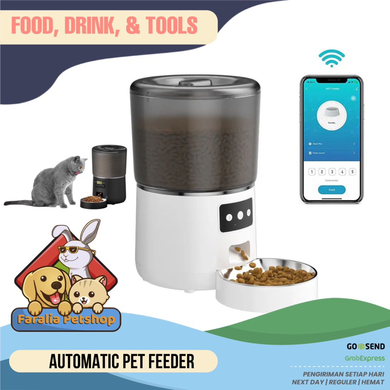 Pet feeder otomatis sale