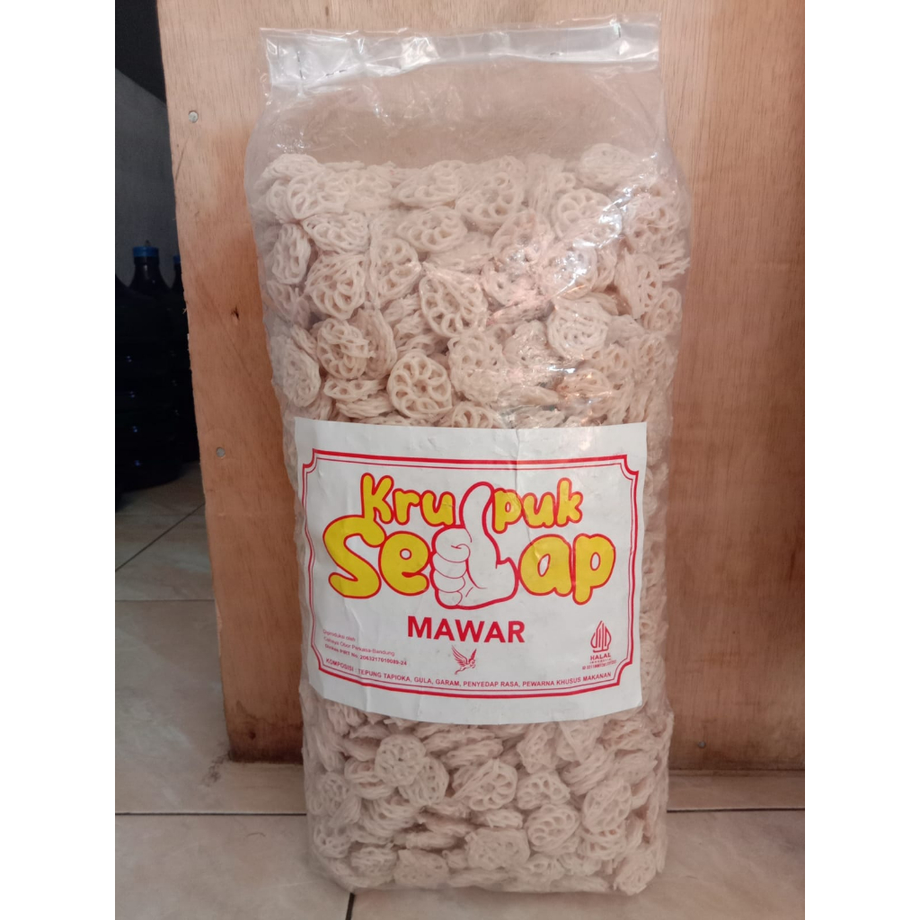 Jual Krupuk Sedap Mawar Putih Mentah Kemasan 1 Kg Shopee Indonesia