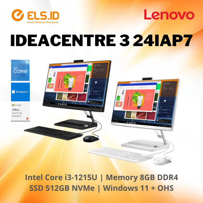 Jual Lenovo Ideacentre Aio Iap Intel I U Gb Ssd Gb W