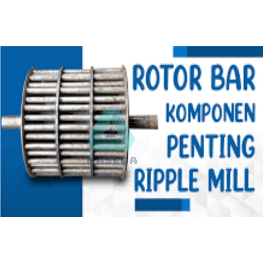 Jual Ripple Mill Round Memecahkan Biji Kelapa Sawit ukuran 19mm x 430mm ...