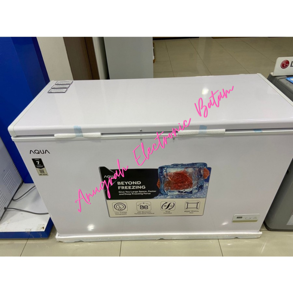 Jual Chest Freezer AQUA AQF305GC Freezer Box Aqua AQF 305GC 300L