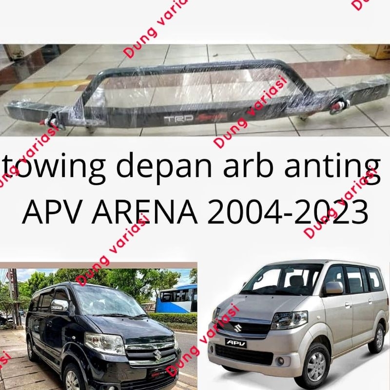 Jual Towing Bar Besi Arb Bumper Tanduk Depan Apv Arena Shopee Indonesia