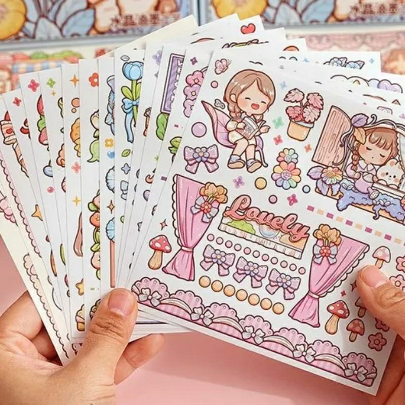 Jual Stiker Telado 14 Lembar Dodojam Versi Terbaru Sticker Aesthetic ...