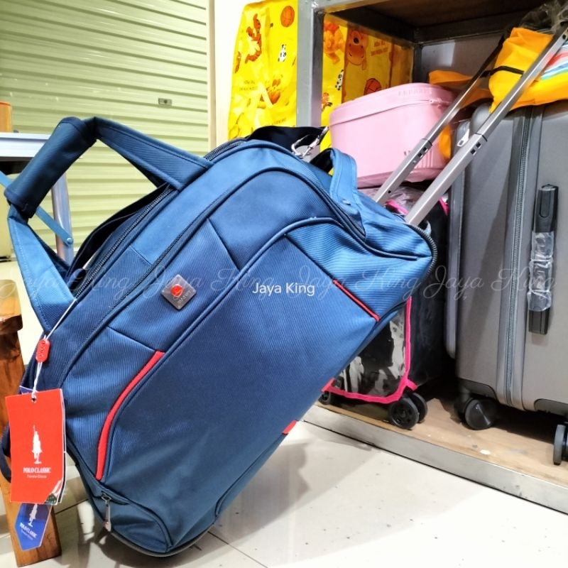 Jual Tas Pakaian Trolley POLO CLASSIC 21 Inc Travel Bag Roda 2 Anti Air ...