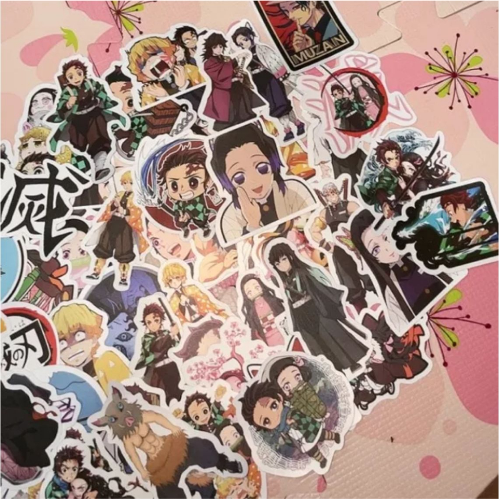 Jual Stiker Anti Air Berbagai Macam Anime Sticker Honkai Ghibli Jujutsu ...