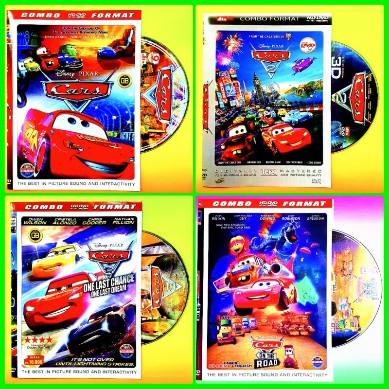 Jual KASET FILM DISNEY PIXAR CARS ON THE ROAD TERBARU-FILM ANAK KARTUN ...