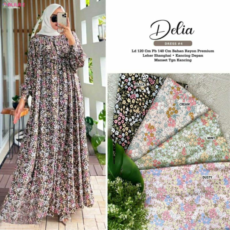 Jual HIJABBSTORY Delia #4 Rannisa R2 Capuccino Allsize Gamis Busui ...