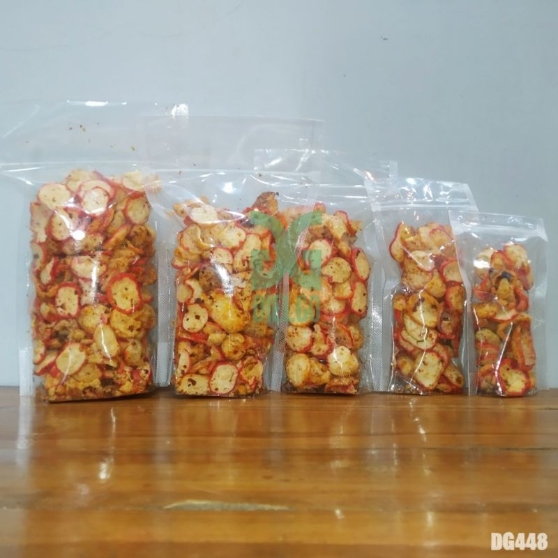 Jual Krupuk Seblak Pedas Bantet Kerupuk Mantap Kemasan Pouch Dg448