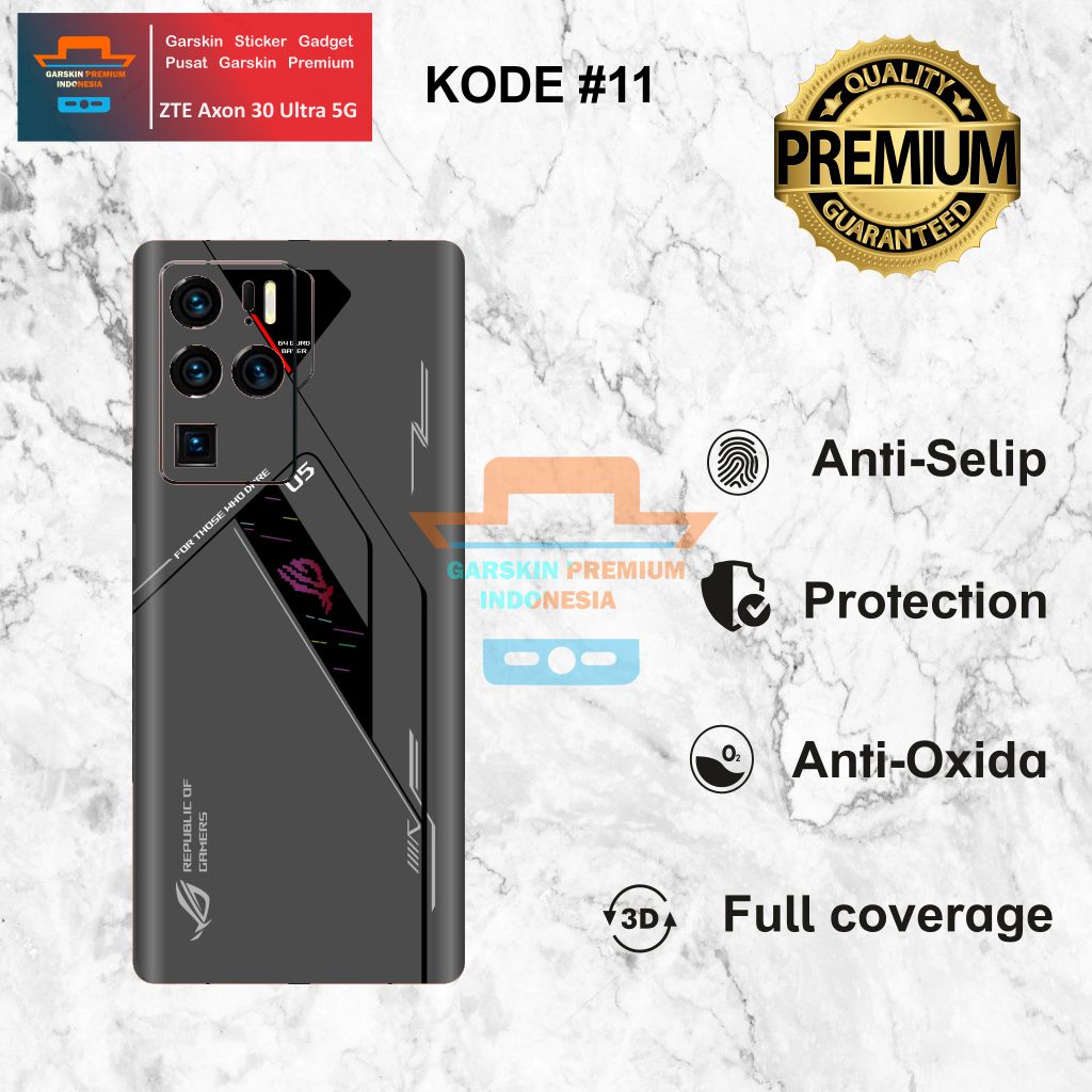 Jual *(NEW)* COD Garskin Sticker ZTE Axon 30 Ultra 5G Motif 1115