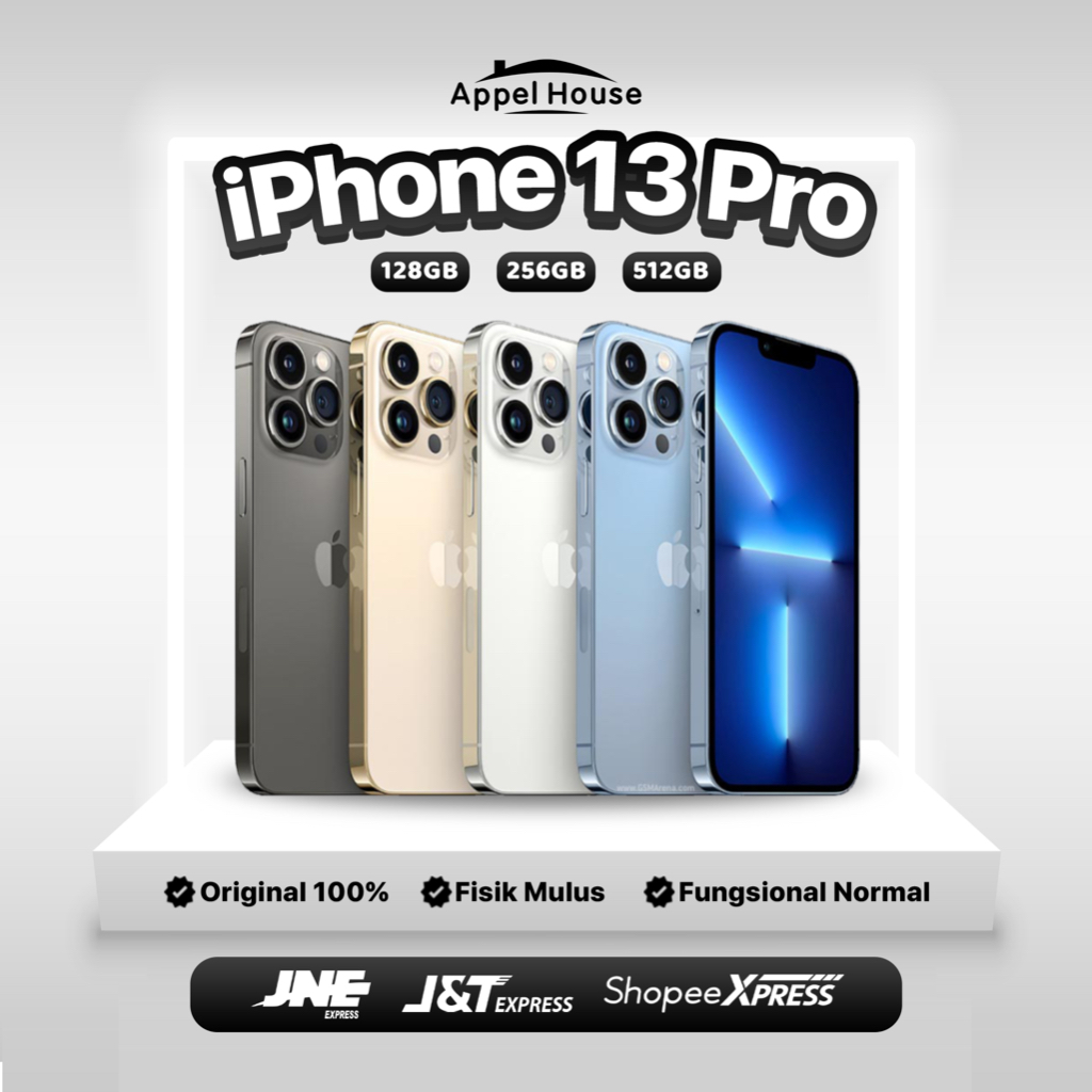 Jual Iphone 13 Pro 128GB/ 256GB/ 512GB BEKAS ORIGINAL 100% | NORMAL ...