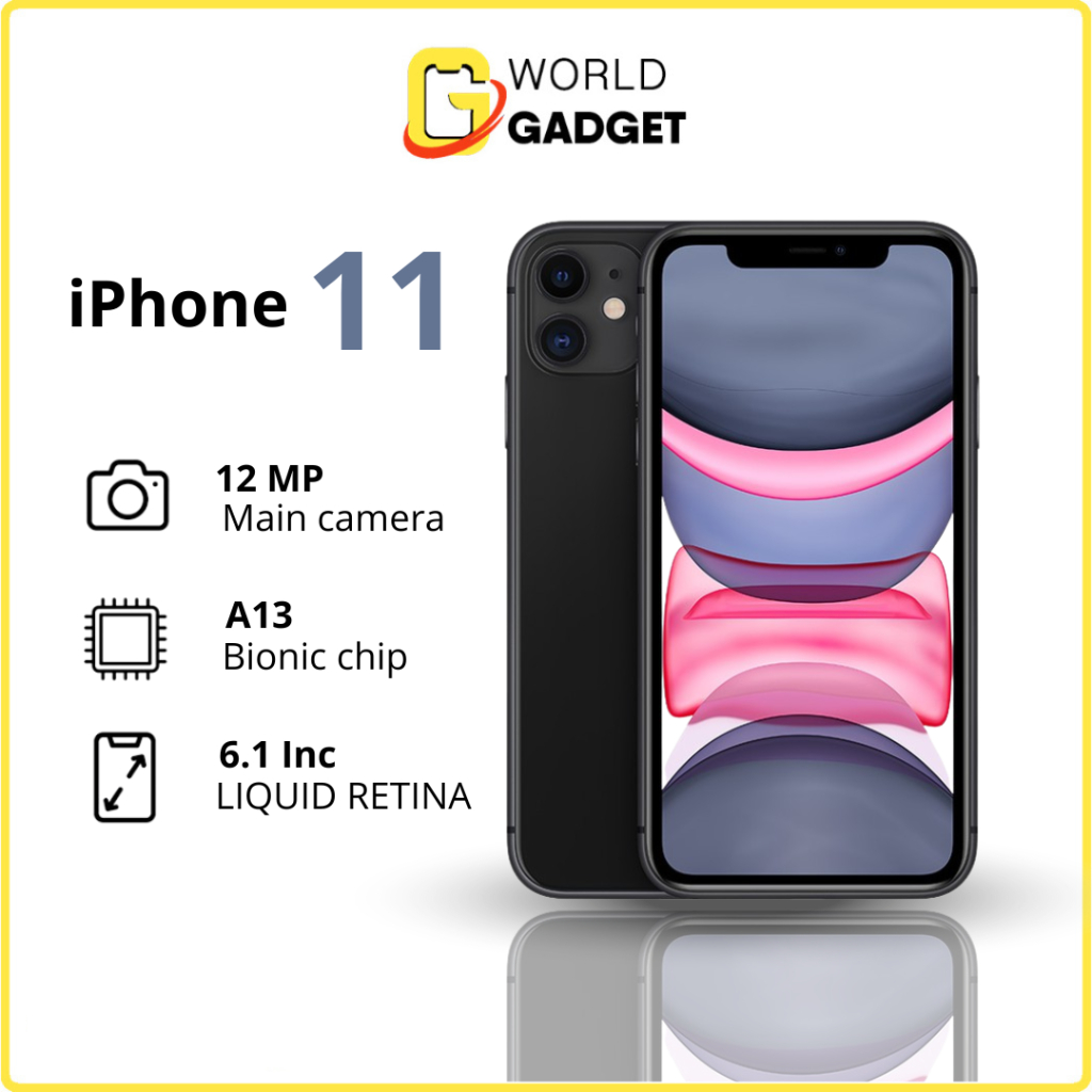 Jual iPhone 11 64 GB 128 GB / BEKAS / SECOND / ORIGINAL / FULLSET