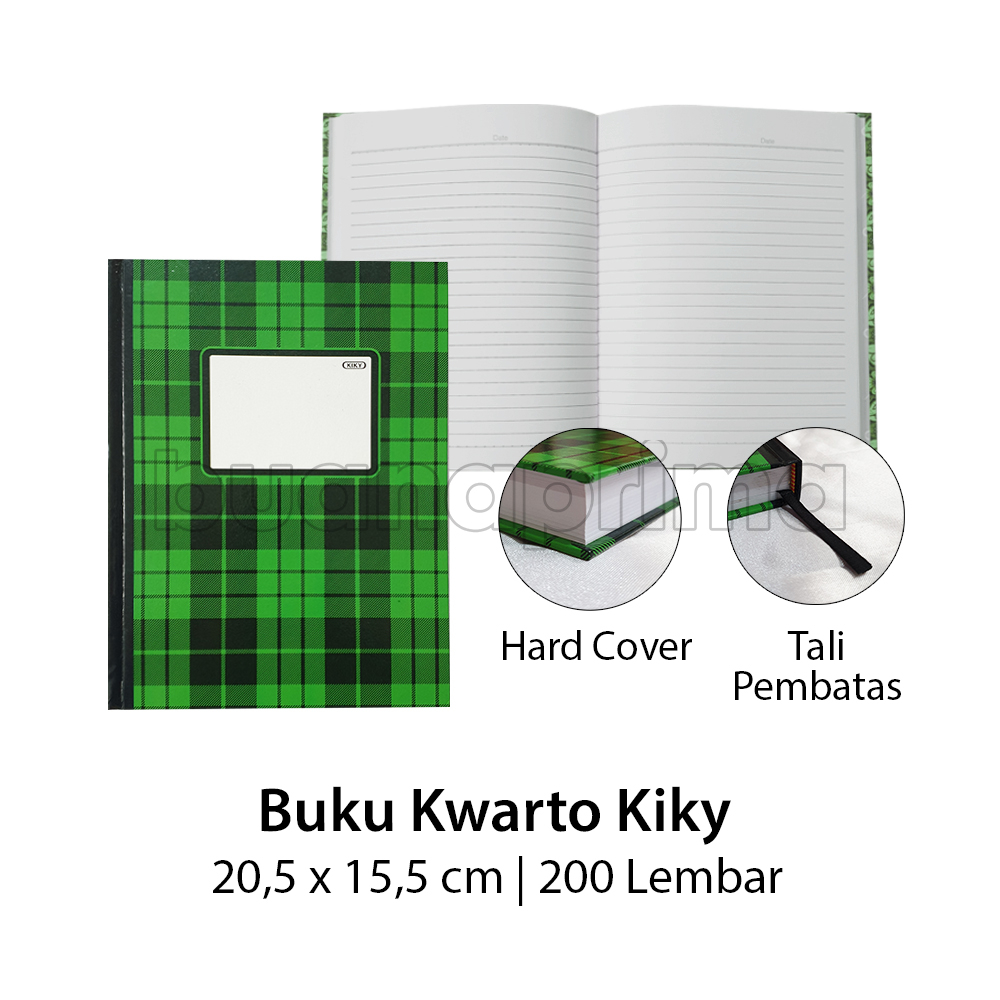 Jual Buku Tulis Kwarto Kiky Lembar Per Pcs Buku A Hard Cover