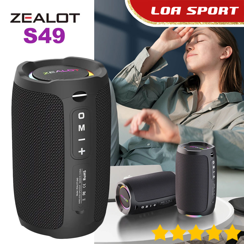 Jual Speaker Portable Bluetooth 5.2 HiFi Stereo Power Bass LED RGB 3600 ...