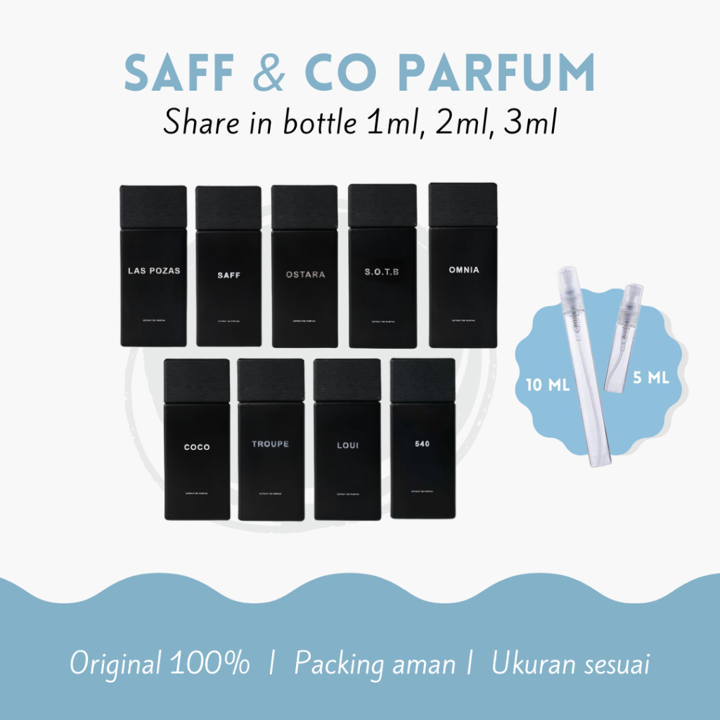 Jual Share Decant Parfum Saff And Co Saff & Co Las Pozas SOTB Solaris ...