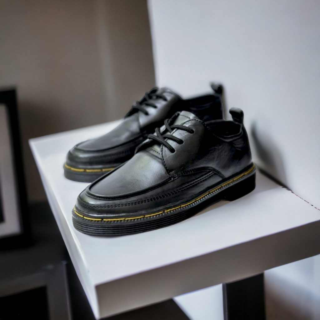 Jual Sepatu Boots Pria Kulit Asli Sol Docmart WARKA TLB02 BLACK Series ...