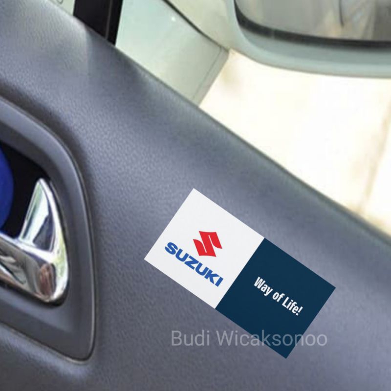 Jual Stiker tagline suzuki sticker interior eksterior kaca dashboard ...