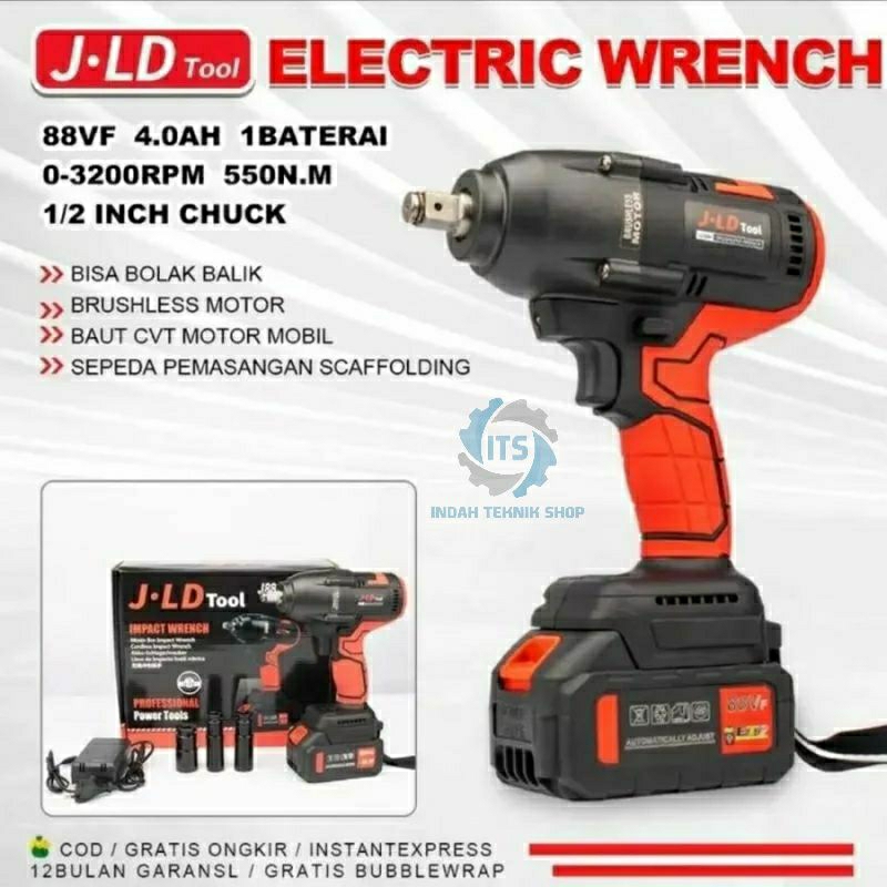 Jual Promo Mesin Impact Wrench JLD J88S JUMBO 550NM PEMBUKA BAUT BAN