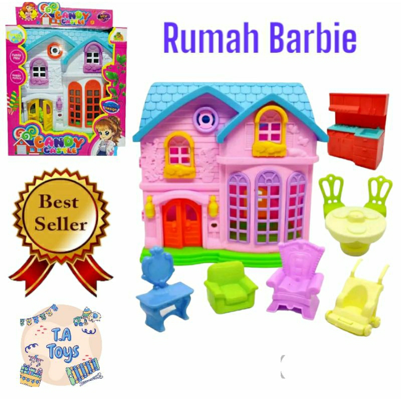 Barbie cheap candy castle