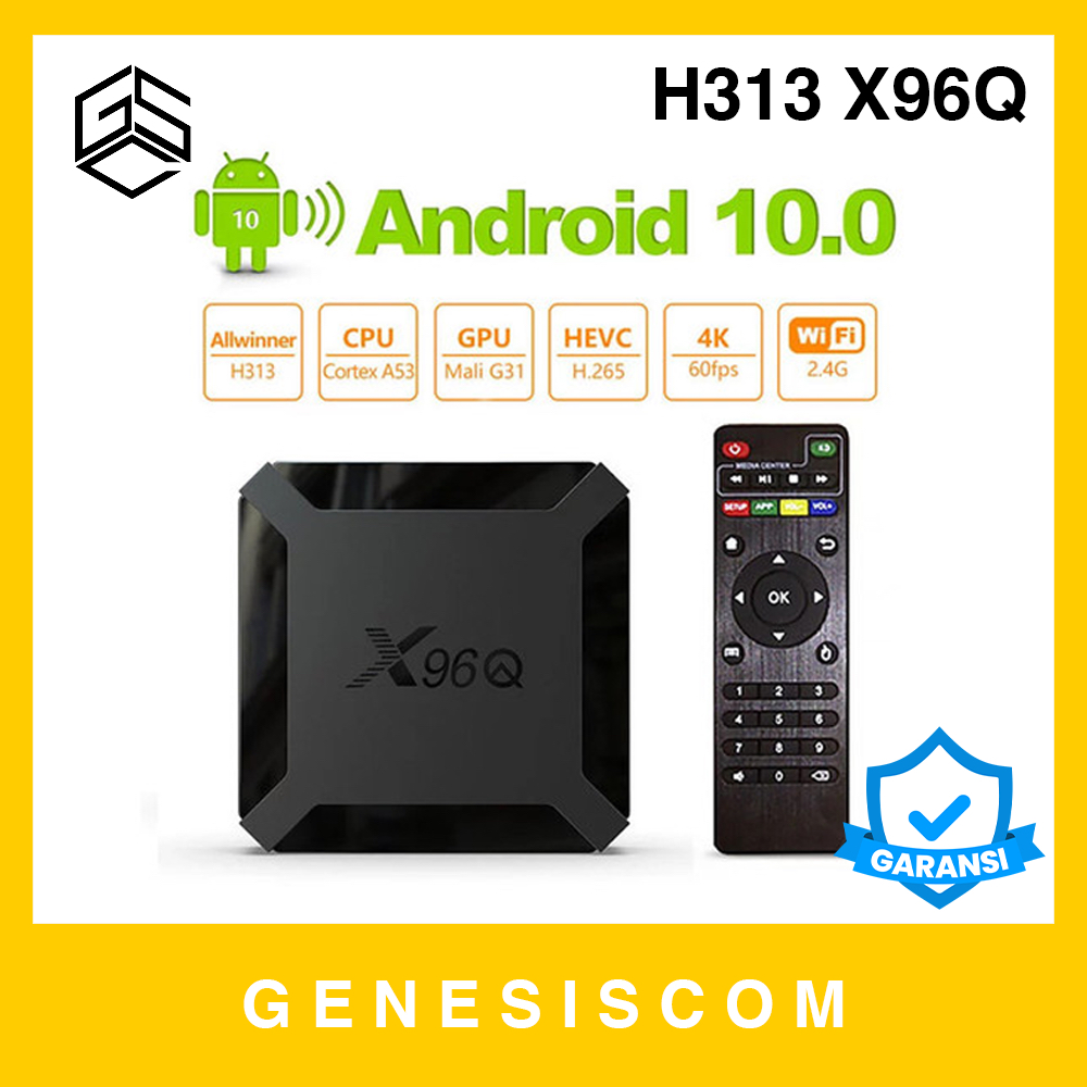 Jual Android TV Box ALLWINNER H313 HIPLAY X96Q 2GB/16GB Smart TV HDMI ...