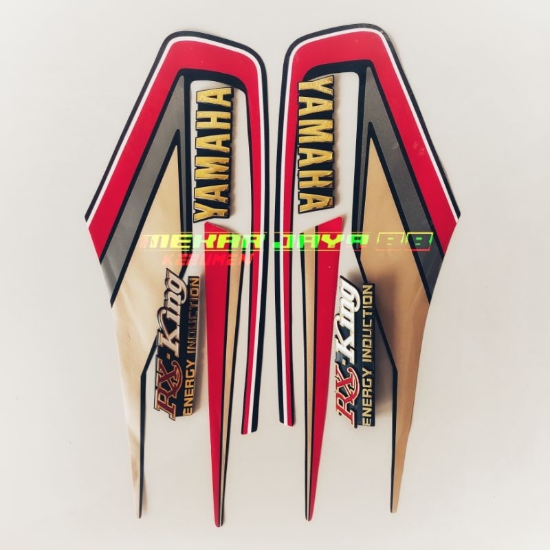 Jual SETIKER LIST STRIPING RX KING 92 TAHUN 92 LENGKAP EMBLEM YAMAHA DAN RX KING Shopee Indonesia