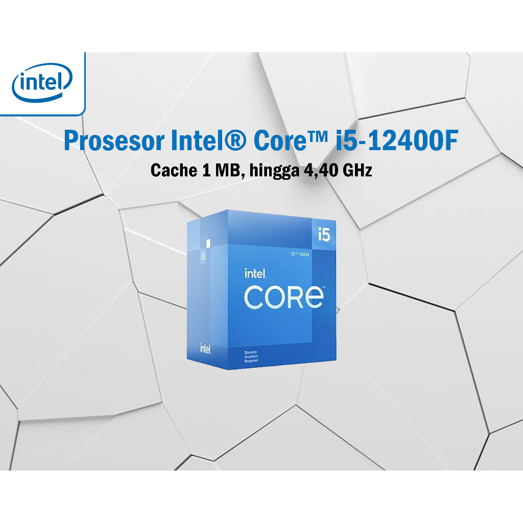 Intel Core i5-12400F TRAY (Up To 4.40GHz, 6 Nhân 12 Luồng,18MB Cache