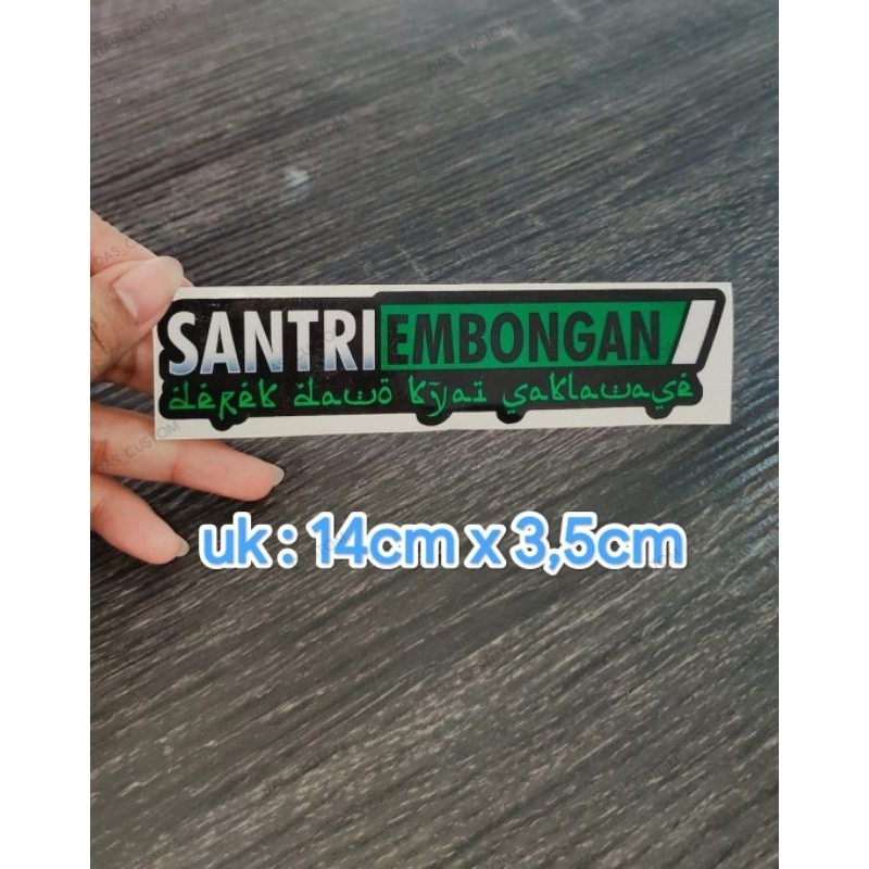 Jual sticker printing SANTRI EMBONGAN | Shopee Indonesia