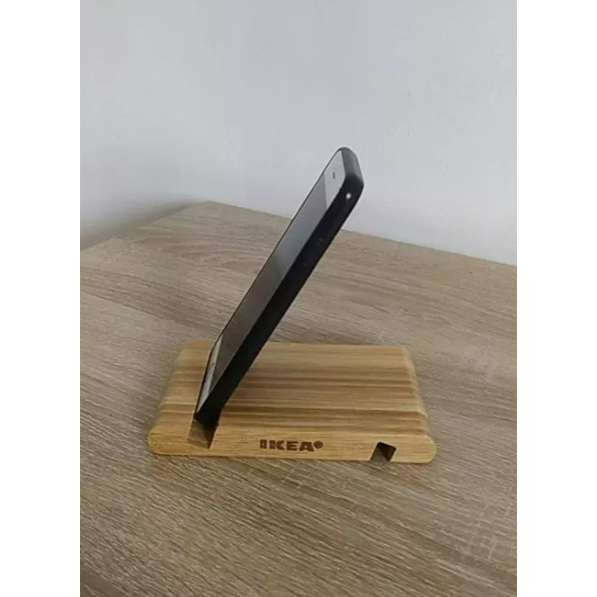 Jual Tempat ponsel / tablet BRGENES, bambu | Shopee Indonesia