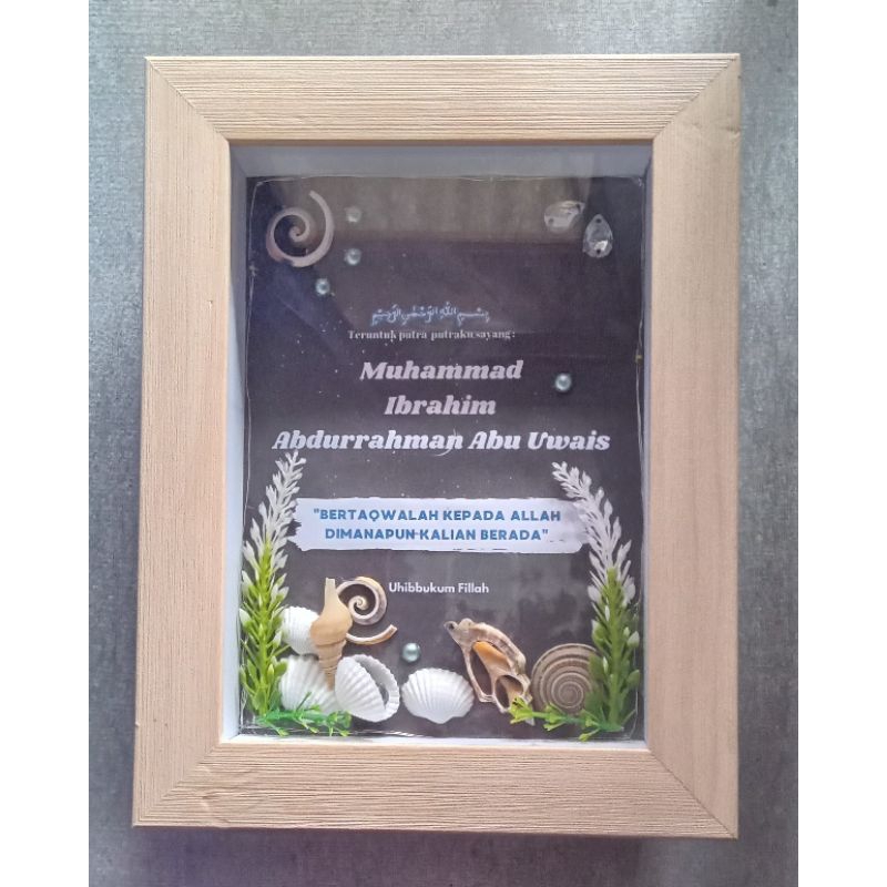 Jual Frame 3D Natural + Lampu custom | Shopee Indonesia