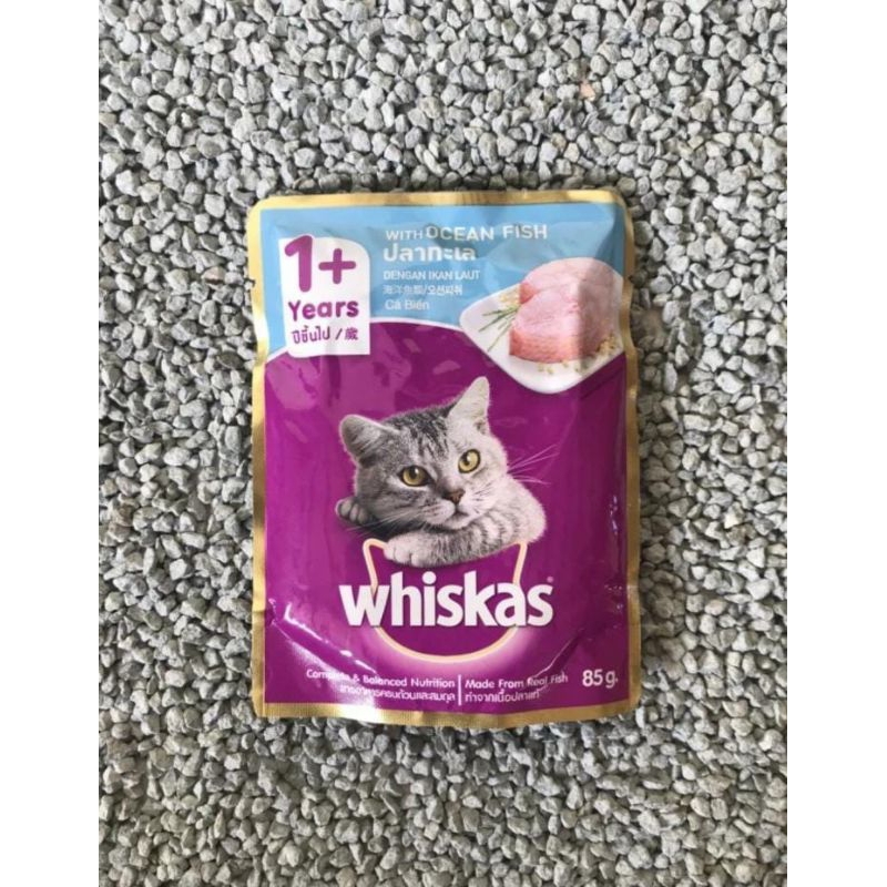 Whiskas Sachet Pouch Promo Adult Kitten 80gr All Varian Makanan Basah  Kucing Cat Wet Food Sachet