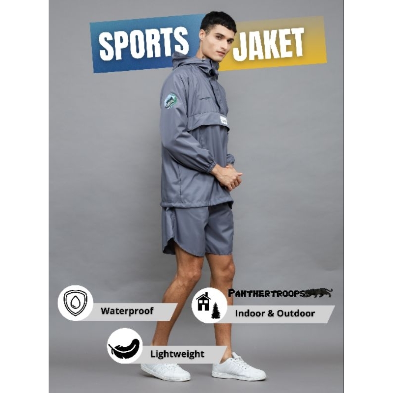 Jual Jaket Running Olahraga Sauna suit Jogging Sepeda Gym Anti Sinar UV