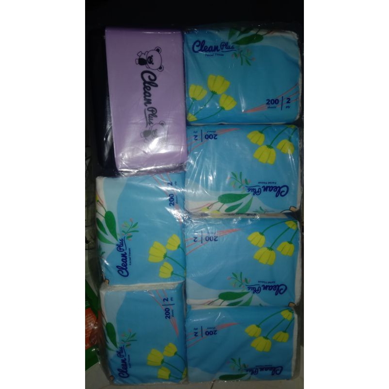 Jual Tissue Clean Plus Popup 200sheetx6pc Bonus Kotak 1pc | Shopee ...
