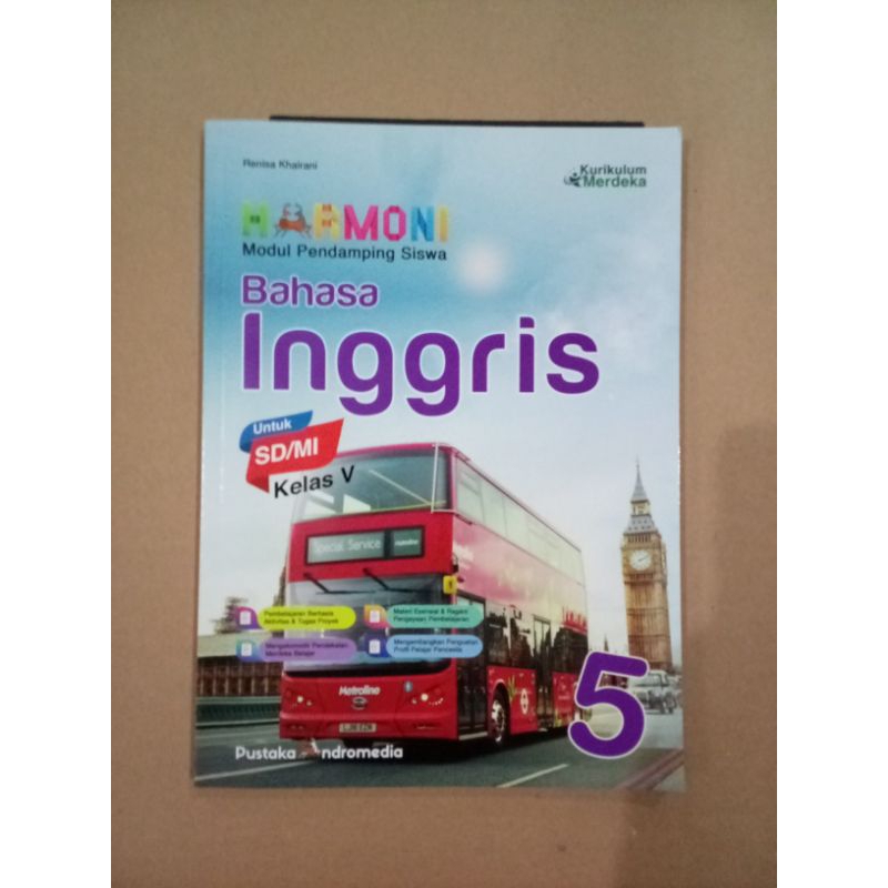 Jual MODUL SISWA HARMONI BAHASA INGGRIS KELAS 5 KURIKULUM MERDEKA ...