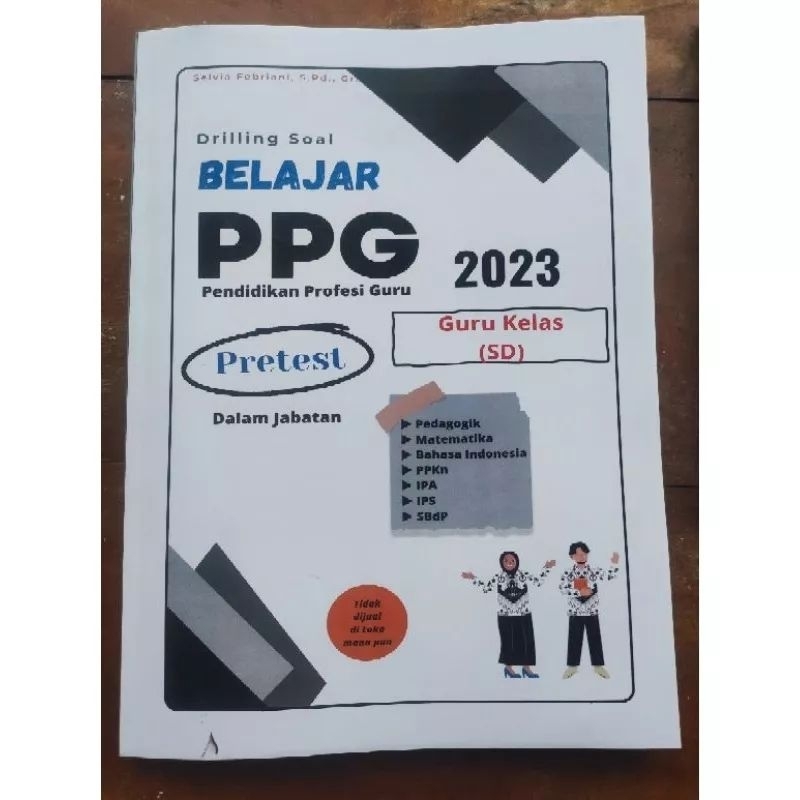 Jual Drilling Soal Belajar PPG 2023 Guru Kelas SD | Shopee Indonesia