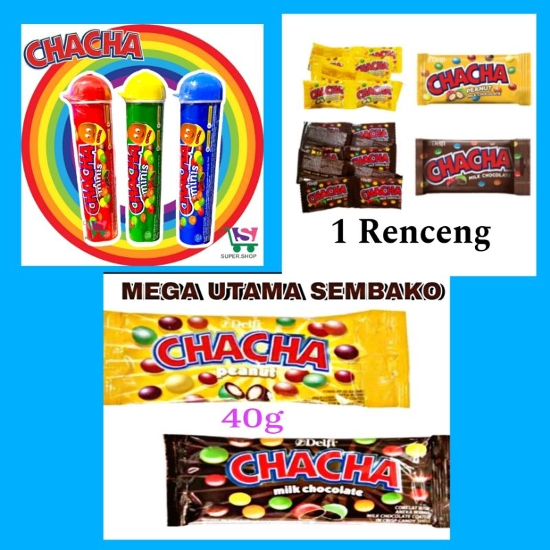 Jual chacha delfi milk chocolate dan peanut all varian | Shopee Indonesia