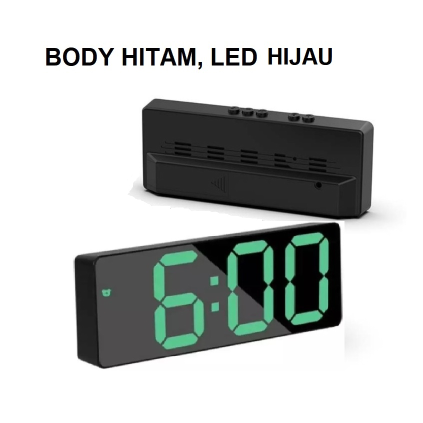 Jual Jam Meja Digital Led Angka Besar Weker Table Tidur Digital Smart