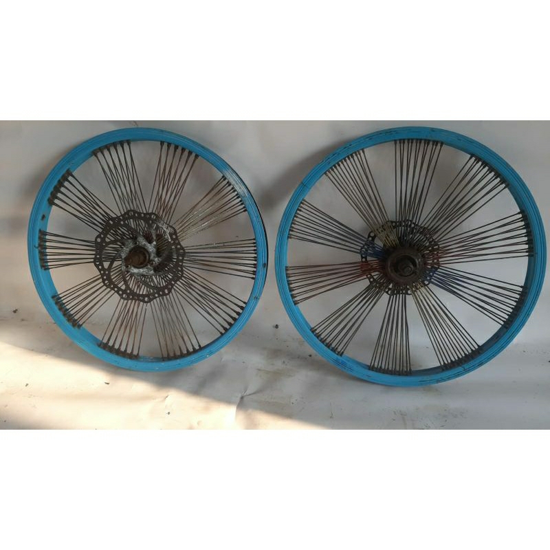 Jual VELG SEPEDA R20 CAKRAM SEKEN BEKAS LAYAK PAKAI , 6 Speed , Cakram ...