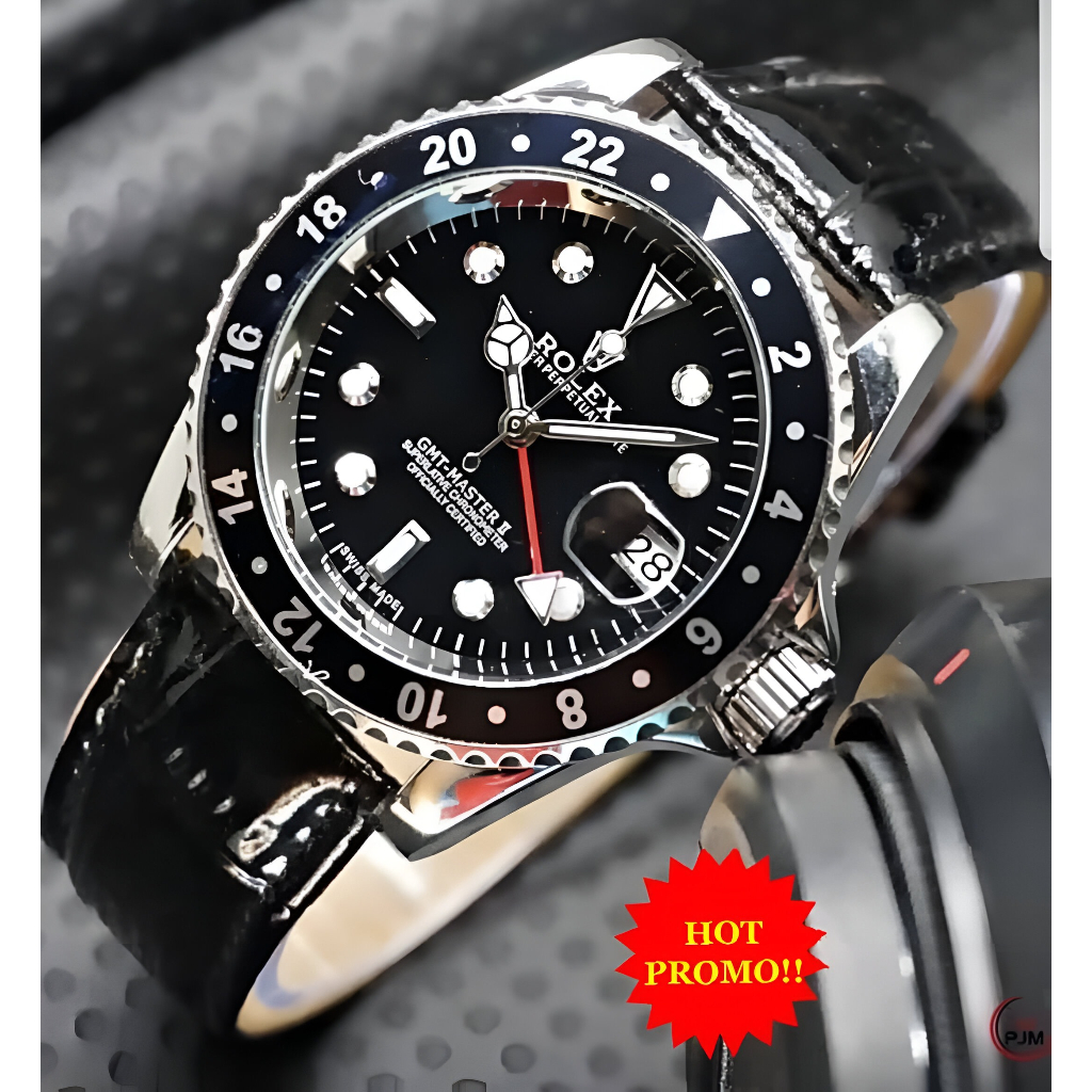 Jual SALE MURAH !! JAM TANGAN ROLEX GMT OTOMATIS HC0323 + BOX ESKLUSIVE ...