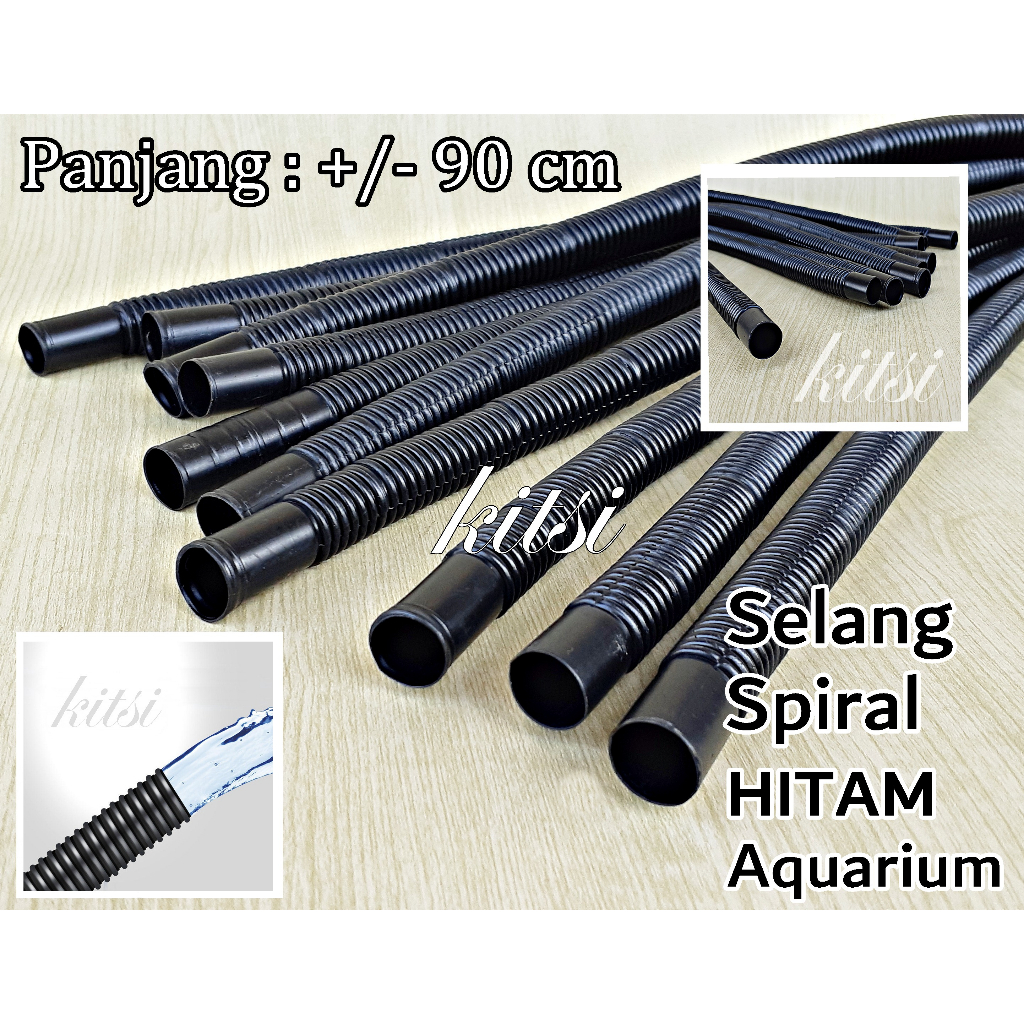 Jual Selang Spiral Hitam Pompa Cm Slang Spiral Hitam Filter Aquarium Aquascape Shopee Indonesia