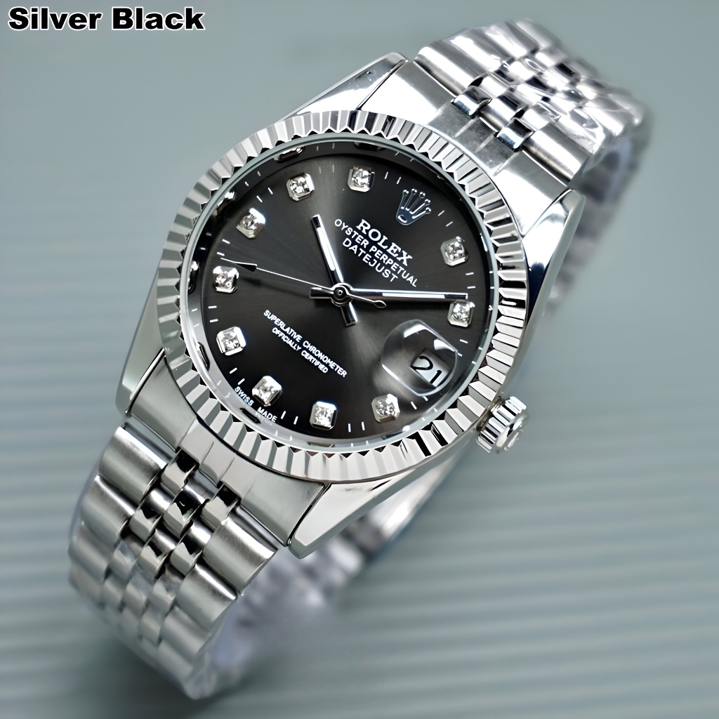 JAM TANGAN ROLEX DATEJUST OTOMATIS HC 2821 BOX EKSLUSIVE